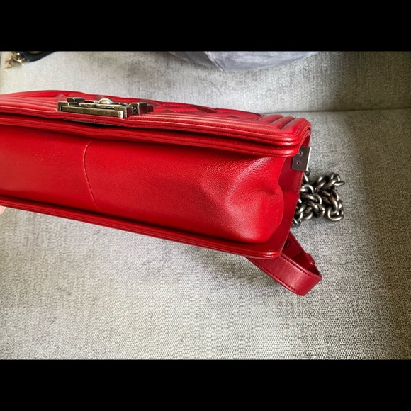 SOLD Chanel old medium embossed le boy leboy - Picture 4 of 8